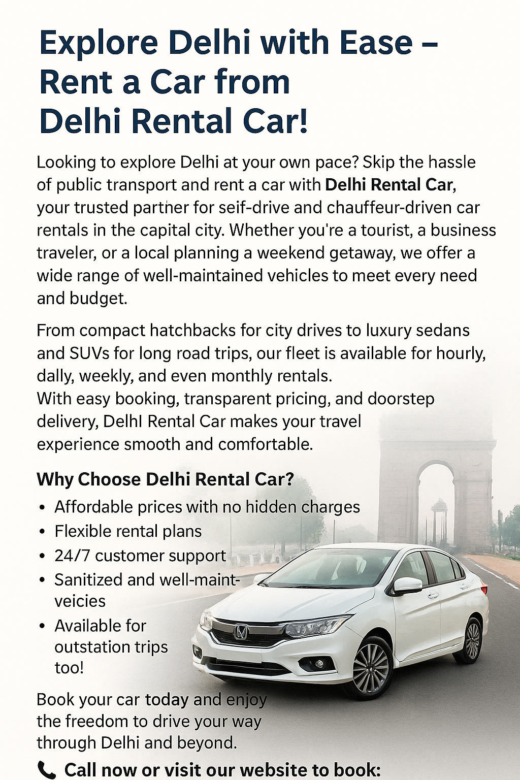 You are currently viewing Explore Delhi with Ease – Rent a Car from Delhi Rental Car!